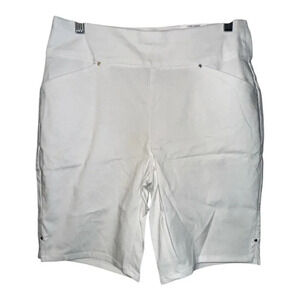 INC Womens White Core Bermuda Shorts, Size 6 Regular